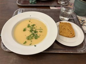   at Zucchini Vegetarian Cafe in Helsinki