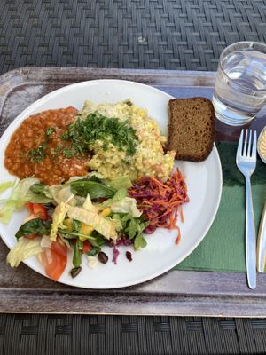   at Zucchini Vegetarian Cafe in Helsinki