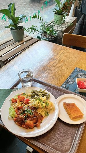   at Zucchini Vegetarian Cafe in Helsinki