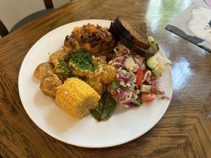   at Zucchini Vegetarian Cafe in Helsinki