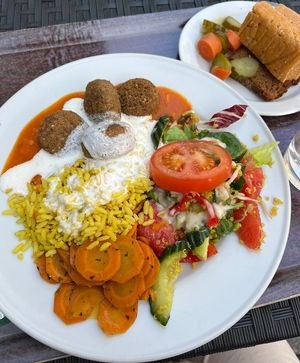   at Zucchini Vegetarian Cafe in Helsinki