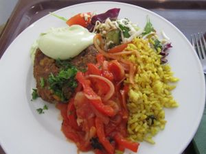 another meal-of-the day at Zucchini Vegetarian Cafe in Helsinki