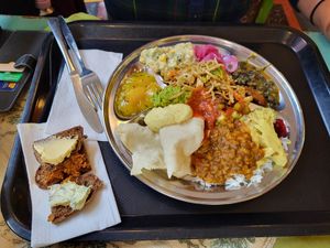 This plate was around 15€ at Gopal in Tampere