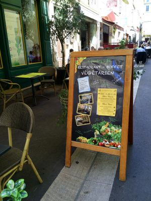 In front of Country Life at Country Life in Marseille