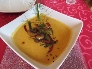 soup at La Maison du Vert in Ticheville