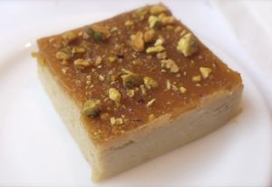 Sweet made of millet at Grand Appetit in Paris