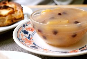 Sweet with fruits at Grand Appetit in Paris