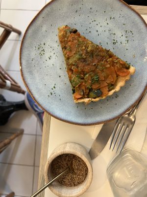 Vegetable pie  at Guen Mai in Paris