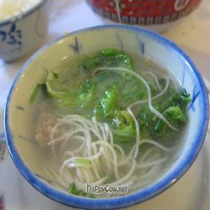 Won ton noodle soup at Green Garden in Paris