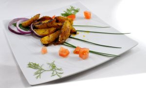 Potatoes with paprika - Indian recipe at Manger Autrement in Toulouse