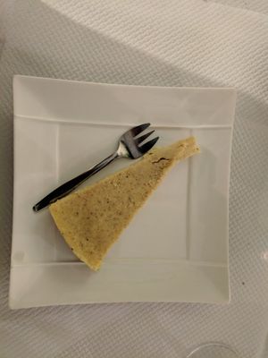 Coconut & cardomom dessert at Manger Autrement in Toulouse