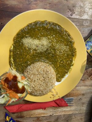 Spinach Dahl 😋  at Satyam in Berlin