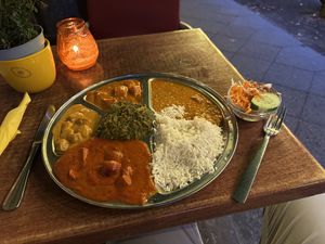 Veggie Platte  at Satyam in Berlin