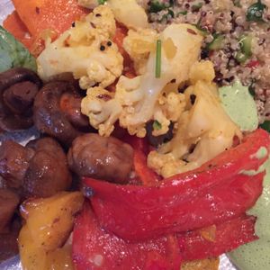 salad at Osho's Place in Cologne