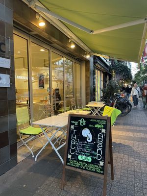 Outside  at Osho's Place in Cologne