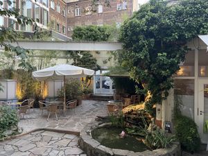 Backyard   at Osho's Place in Cologne