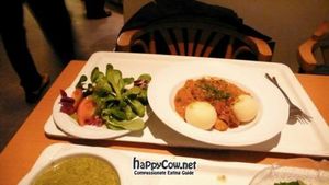 Dinner at Osho's in December 2010. Photo by Ding Ren. at Osho's Place in Cologne