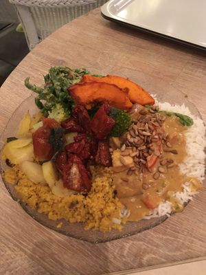 Buffet at Osho's Place in Cologne