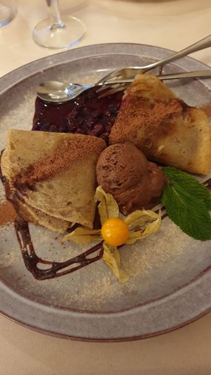 Hazelnut Crepe at Radieschen in Darmstadt