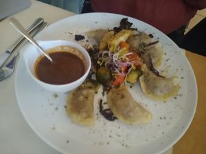 Piroggi at Radieschen in Darmstadt