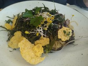 Pasta with cow cheese at Radieschen in Darmstadt