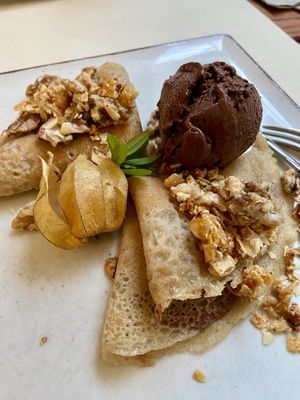 Crêpes aux Amandes (vegan)    at Radieschen in Darmstadt