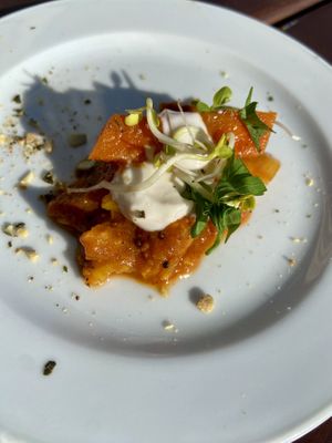 Amuse-Gueule - Cauliflower Curry  at Radieschen in Darmstadt