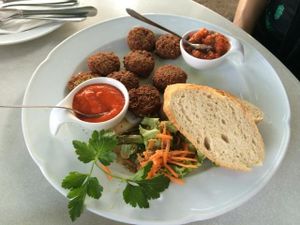 Falafel at Radieschen in Darmstadt