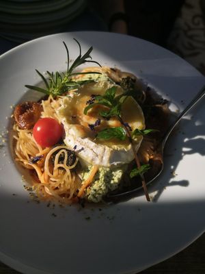 Spaghetti au Fromage du Chèvre at Radieschen in Darmstadt