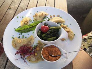 Piroggi at Radieschen in Darmstadt