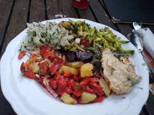 Salad buffet at Hiller in Hannover