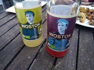 Interesting lemonade with funky combinations of fruit and spices at Hiller in Hannover