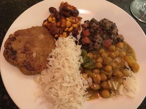 mixed plate - buffet  at Hiller in Hannover