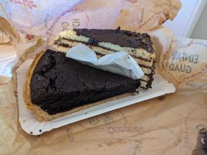 I got them to take away, so no nice presentation. That one at the back is layers of shortbread and absolutely incredible. The front one was great too! at Ignaz in Munich