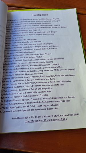 Karte Stand 19.05.24 at Ignaz in Munich