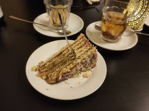 Almond forest berry cake #Veganuary at Ignaz in Munich