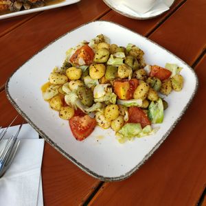 Two types of gnocchi with lemon and black pepper at Ignaz in Munich