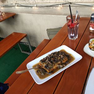 Lasagna with mushroom sauce at Ignaz in Munich