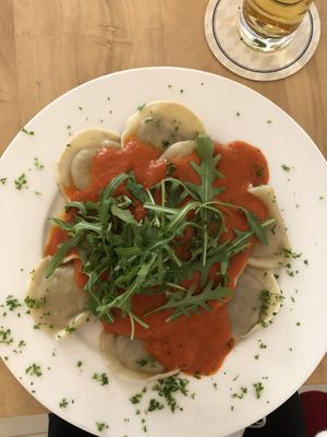 Vegane Ravioli  at Prinz Myshkin City in Munich