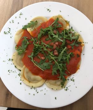 Vegane Ravioli  at Prinz Myshkin City in Munich