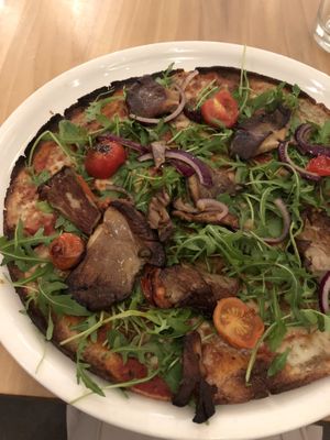 Austernpilze Pizza   at Prinz Myshkin City in Munich