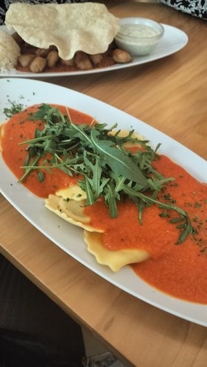 Ravioli at Prinz Myshkin City in Munich