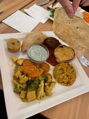 Ayurveda Thali   at Prinz Myshkin City in Munich