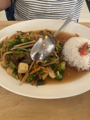 Wok Fried Veg and Tofu   at Prinz Myshkin City in Munich