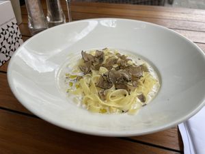 Tagliatelle a la tartufo   at Prinz Myshkin City in Munich