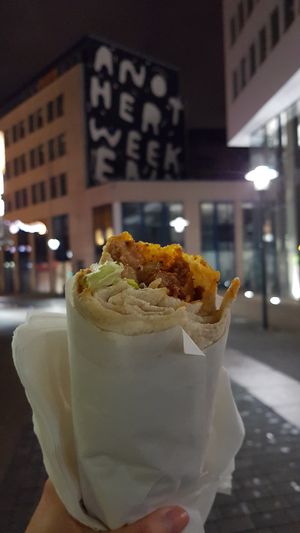 Vegan Arabic wrap at Lord in Dortmund