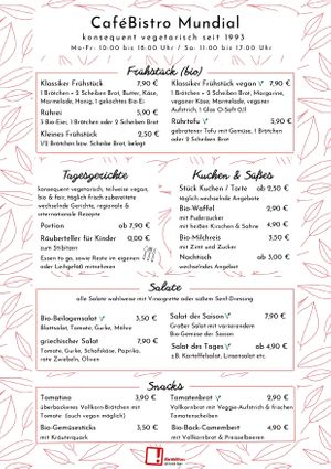  at CafeBistro Mundial in Hagen