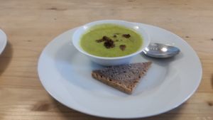 Very fine soup.  at CafeBistro Mundial in Hagen