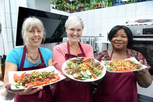 Das Köchinnen-Team at CafeBistro Mundial in Hagen
