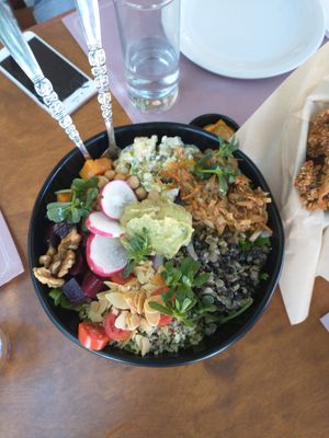 Buddha bowl at ThirdEye in Crete